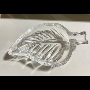 Vintage Glass Leaf.